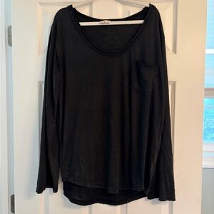 POL Black Long Sleeve Women's Tee